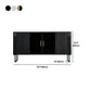 Sideboard in pietra da pranzo a buffet lucido glam con gambe