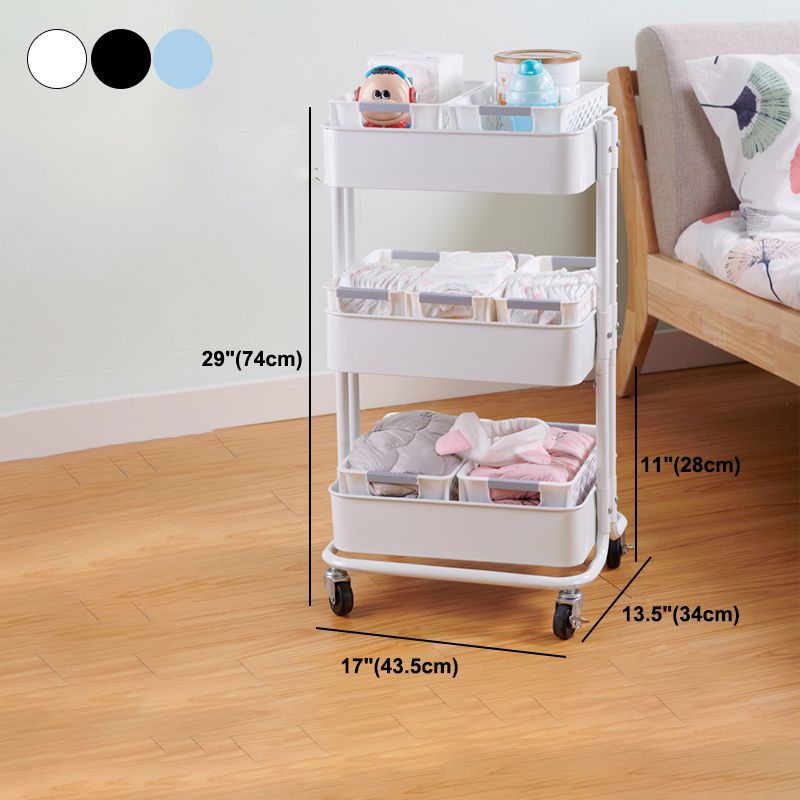 3-Shelf Plastic Geometric Bookcase Contemporary Book Shelf with Wheels Clearhalo 'Bookcases' 'furn' 'furn_bookcases' 'Furniture' 'furniture_bookcases' 'Office Furniture' 1200x1200_0bc7c147-b50a-470c-93bd-943941d0d201