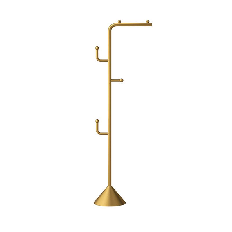 Glam Coat Rack Free Standing Coat Hook Metal Hall Stand Living Room Clearhalo 'Entry & Mudroom Furniture' 'furn' 'furn_hall_tree_coat_racks' 'Furniture' 'Hall Trees & Coat Racks' 'hall_tree_coat_racks' 1200x1200_0bc859a0-580a-44cc-a34a-0af83bac1efe