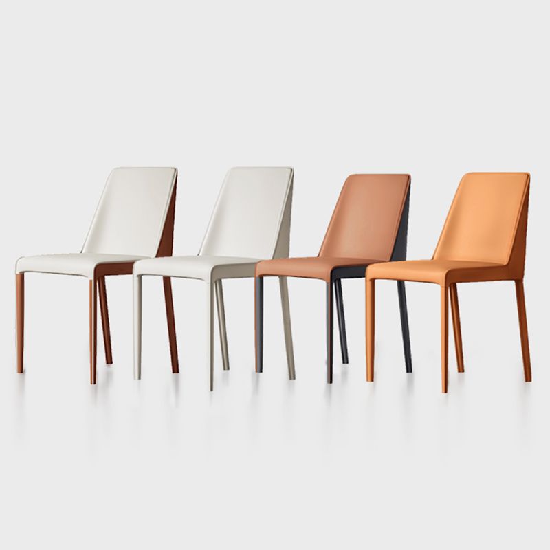 Contemporary Home Upholstered Side Chair Matte Finish Dining Chair Clearhalo 'Dining Chairs' 'Dining Tables & Seating' 'dining_chair' 'furn' 'furn_dining_chair' 'Furniture' 'Kitchen & Dining Furniture' 1200x1200_0bc9842d-7e40-4913-b4fe-a3f1222d1ee2
