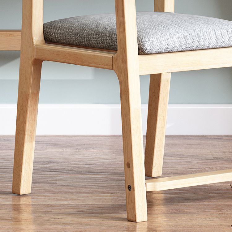 Contemporary Style Wooden Dining Chair Open Back Dining Arm Chairs for Kitchen Clearhalo ' kitchen&dining_furn' 'Dining Chairs' 'Dining Tables & Seating' 'dining_chair' 'furn' 'furn_dining_chair' 'Furniture' 'furniture_dining_chair' 'Kitchen & Dining Furniture' 'kitchen' 1200x1200_0bcaf834-bdfc-4a65-b756-fe7a2c1effa6