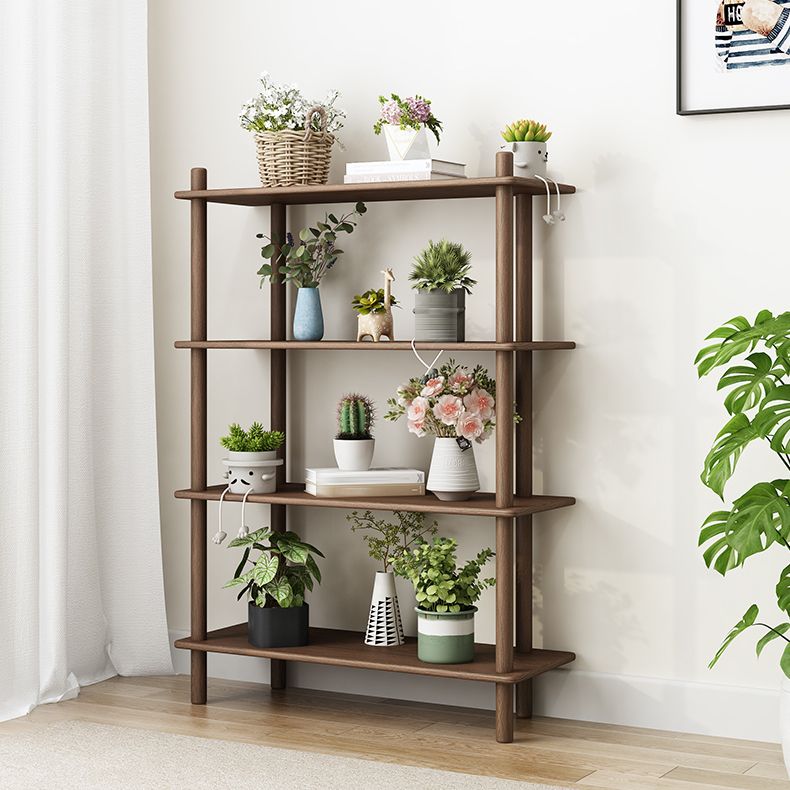Rubber Wood Etagere Bookshelf Contemporary Open Bookshelf for Home Clearhalo 'Bookcases' 'furn' 'furn_bookcases' 'Furniture' 'furniture_bookcases' 'kitchen' 'kitchen_bookcases' 'Living Room Furniture' 'Office Furniture' 1200x1200_0bcb8863-0b7f-4cde-9153-72c84dbcf525