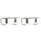 Solid Wood Brown Tone Dining Table Glam Style Double Pedestal Table for Dining Room Clearhalo ' dining_table' 'Dining Tables & Seating' 'Dining Tables' 'furn' 'furn_dining_table' 'Furniture' 'furniture_dining_table' 'Kitchen & Dining Furniture' 'kitchen&dining_furn' 'kitchen' 'kitchen_dining_table' 1200x1200_0bcc9ef6-16ce-4447-99b4-dbc441ef04f4