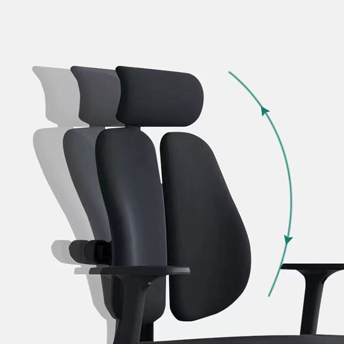 Modern Office Chair with Wheels High-Back Adjustable Arms Mesh Desk Chair Clearhalo 'furn' 'furn_office_chair' 'Furniture' 'Office Chairs' 'Office Furniture' 'office_chair' 1200x1200_0bcd8649-0e9d-45bd-9aa4-1f4ea025280d