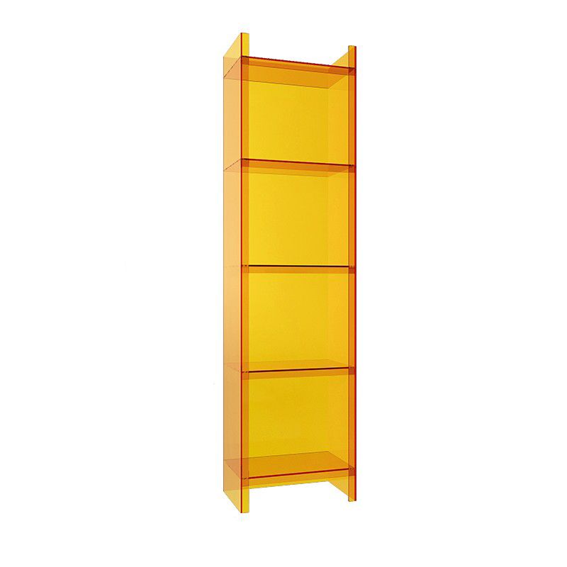 9.84"W Bookshelf Closed Back Acrylic Glam Style Bookcase for Office and Study Room Clearhalo 'Bookcases' 'furn' 'furn_bookcases' 'Furniture' 'furniture_bookcases' 'kitchen' 'kitchen_bookcases' 'Living Room Furniture' 'Office Furniture' 1200x1200_0bce3351-7411-4c09-8301-c1b3ec56db3b