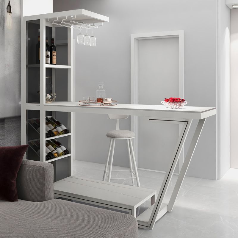Modern Stone Bar Dining Table Rectangle Bar Table for Dining Room Clearhalo 'Bar Furniture' 'Bar Tables' 'bar_tables' 'furn' 'furn_bar_tables' 'Furniture' 'Kitchen & Dining Furniture' 1200x1200_0bd00f9c-973e-40d1-b9a0-dd7d3af6bb15