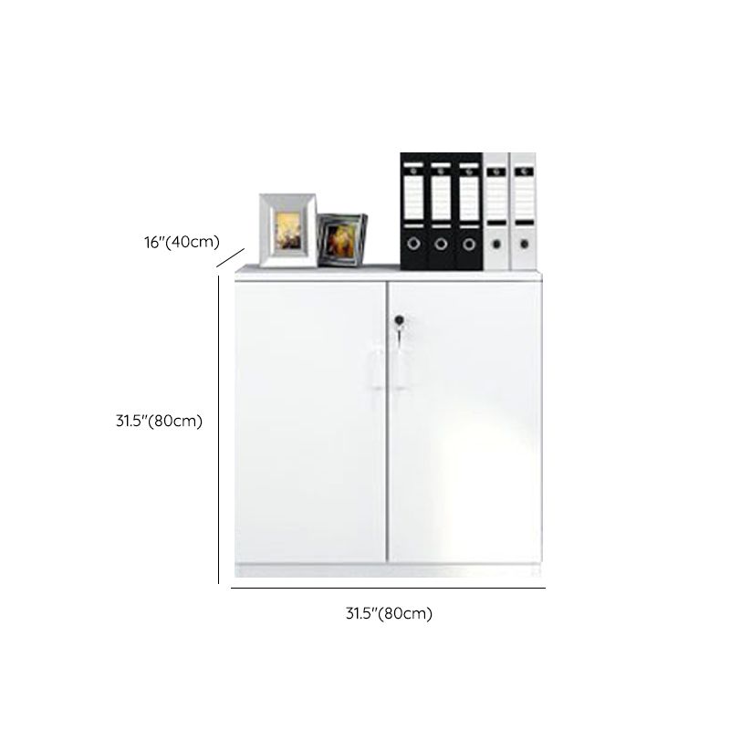 Modern File Cabinet White Wooden Frame Storage Lateral File Cabinet Clearhalo 'Filing Cabinets' 'filling_cabinets' 'furn' 'furn_filling_cabinets' 'Furniture' 'Office Furniture' 1200x1200_0bd053bc-e66b-4507-8093-7a94c156b501