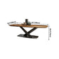 Industrial Solid Wood Table for Restaurant Rectangle Dining Table with Metal Pedestal Clearhalo ' dining_table' 'Dining Tables & Seating' 'Dining Tables' 'furn' 'furn_dining_table' 'Furniture' 'furniture_dining_table' 'Kitchen & Dining Furniture' 'kitchen&dining_furn' 'kitchen' 'kitchen_dining_table' 1200x1200_0bd17581-c63f-41f3-b5f4-1e05be270fc9