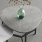 Table de cocktail contemporaine Table de cocktail basse en fausse pierre