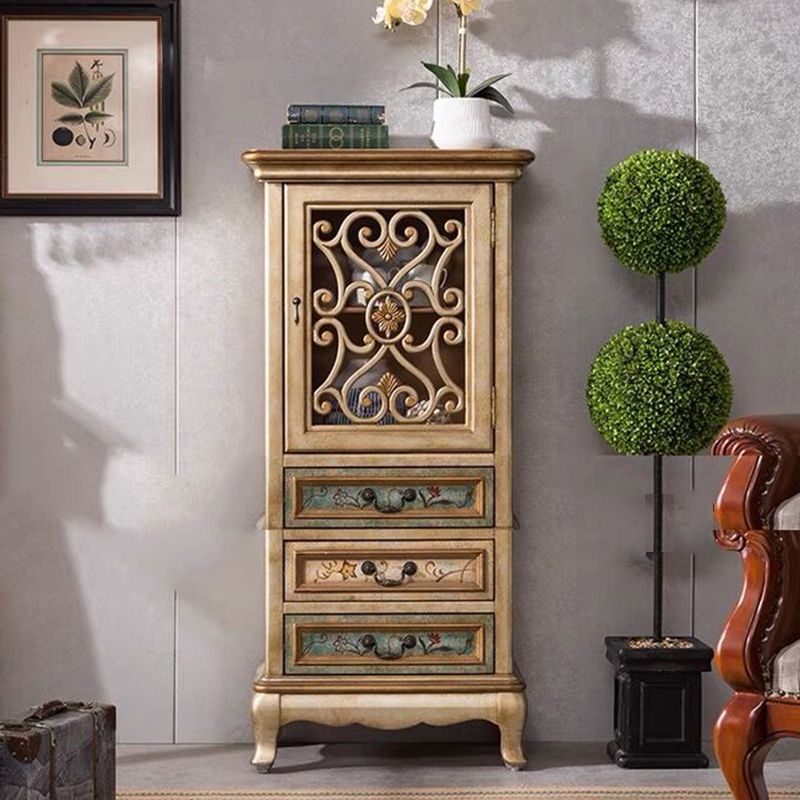 Industrial Accent Cabinet with Drawers and Bracket Legs Side Cabinet Clearhalo 'Cabinets & Chests' 'cabinets_chests' 'furn' 'furn_cabinets_chests' 'Furniture' 'Living Room Furniture' 1200x1200_0bd35c22-0ca5-4837-8406-1efbc0083459
