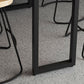 Solid Wood Bar Dining Table Industrial Bar Table with Sled Base in Black Clearhalo 'Bar Furniture' 'Bar Tables' 'bar_tables' 'furn' 'furn_bar_tables' 'Furniture' 'furniture_bar_tables' 'Kitchen & Dining Furniture' 1200x1200_0bd3826f-e012-4143-920e-ba5110a23a94