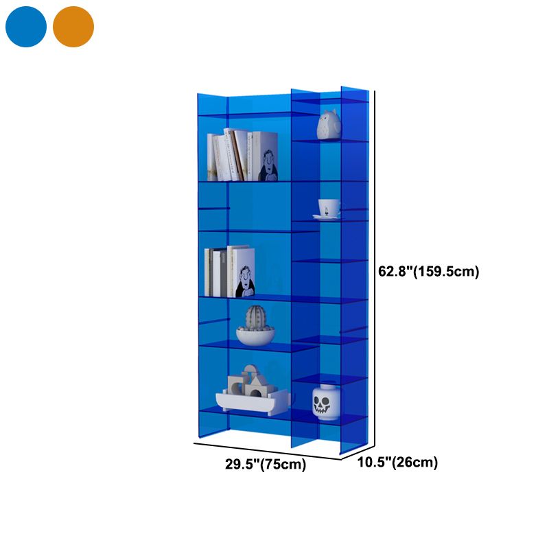 Closed Back Bookcase Scandinavian Style Bookshelf for Home Office Clearhalo 'Bookcases' 'furn' 'furn_bookcases' 'Furniture' 'furniture_bookcases' 'kitchen' 'kitchen_bookcases' 'Living Room Furniture' 'Office Furniture' 1200x1200_0bd89e78-0cbd-4baa-b4e7-b9347f03706b