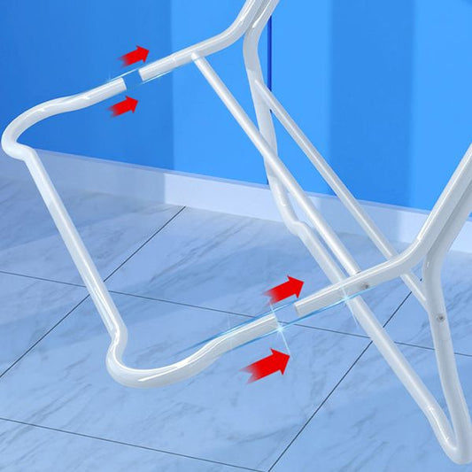 Estante de casco de estilo minimalista industrial Base de caballete metálico Rack