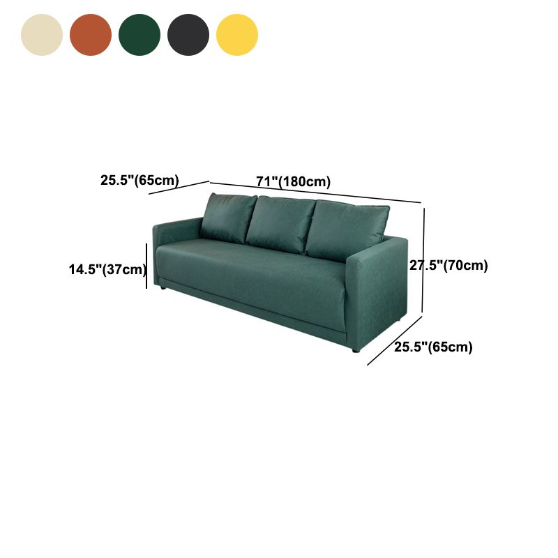 Standard Square Arm Sofa 25.59" D x 27.55" H Sofa for Living Room Clearhalo 'furn' 'furn_sofas' 'Furniture' 'furniture_sofas' 'Living Room Furniture' 'Sofa' 'sofas' 1200x1200_0bdc1eeb-cf04-4b89-8702-5a3a1e57bad9