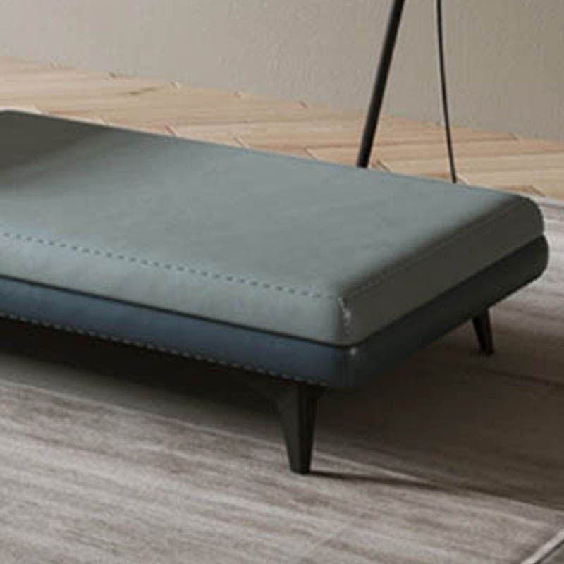 Modern Entryway Bench Rectangle Seating Bench with Upholstered and Metal Base Clearhalo 'Benches' 'Chairs & Seating' 'furn' 'furn_benches' 'Furniture' 'Living Room Furniture' 1200x1200_0bdc7105-5b3a-432f-9b06-b4911f75e0fe