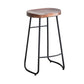 Modern Style Backless Bar-stool Saddle Seat Bar Stool with Metal Legs Clearhalo 'Bar Furniture' 'Bar Stools' 'bar_stools' 'furn' 'furn_bar_stools' 'Furniture' 'furniture_bar_stools' 'Kitchen & Dining Furniture' 1200x1200_0bde7851-b62b-478d-b3cf-a86420bc983a