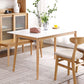 Modern Sintered Stone Dining Table Rectangular Table with Solid Wood Four-leg Clearhalo ' dining_table' 'Dining Tables & Seating' 'Dining Tables' 'furn' 'furn_dining_table' 'Furniture' 'furniture_dining_table' 'Kitchen & Dining Furniture' 'kitchen&dining_furn' 'kitchen' 'kitchen_dining_table' 1200x1200_0bdf6999-22c8-42f7-a0a5-8a3832dc1845