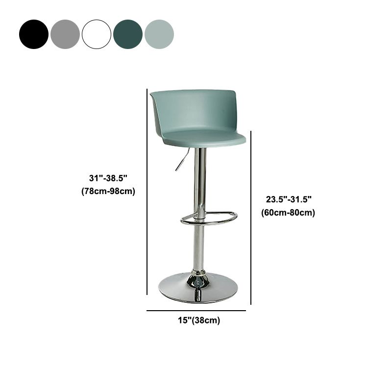 Scandinavian Adjustable Height Barstool Faux Leather Swivel Bar Stools Clearhalo 'Bar Furniture' 'Bar Stools' 'bar_stools' 'furn' 'furn_bar_stools' 'Furniture' 'Kitchen & Dining Furniture' 1200x1200_0be09097-e7fd-4f3d-a4fa-7be638a89d6a