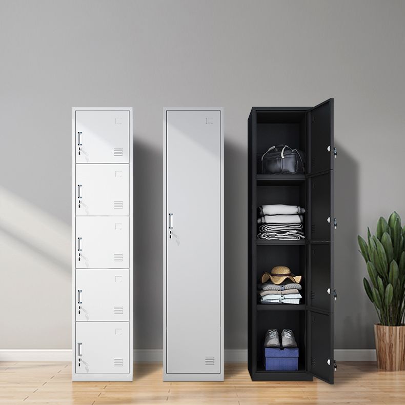 Armadio del guardaroba in metallo del guardaroba contemporaneo per casa, 16,54 "d x 14,96" w x 70,87 "H