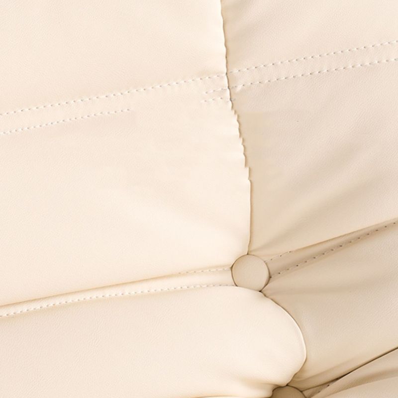 Ricevitore di alette contemporanee reclinabile a pezzi di colore solido per interni