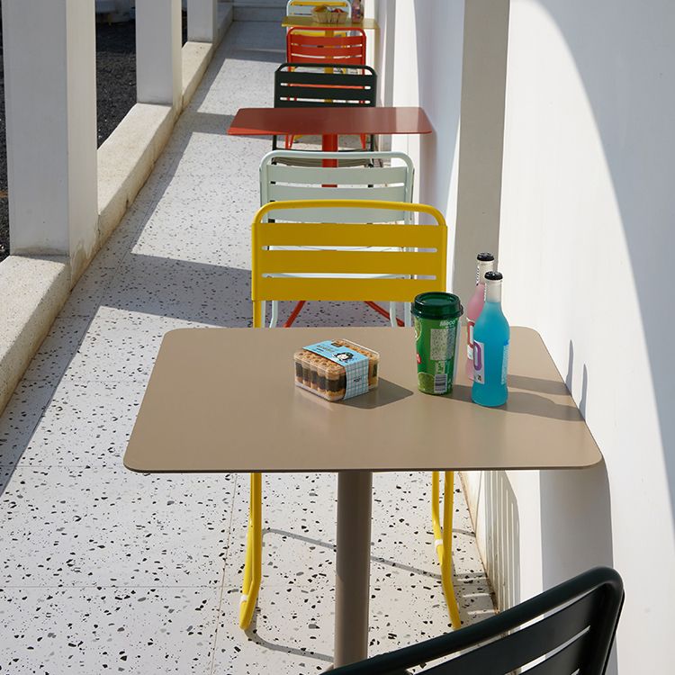 Glam Style Metal Side Chair Ladder Back Dining Chair for Patio Clearhalo 'Dining Chairs' 'Dining Tables & Seating' 'dining_chair' 'furn' 'furn_dining_chair' 'Furniture' 'furniture_dining_chair' 'Kitchen & Dining Furniture' 1200x1200_0be6c0eb-2c93-4ad8-baba-b530981c3f14