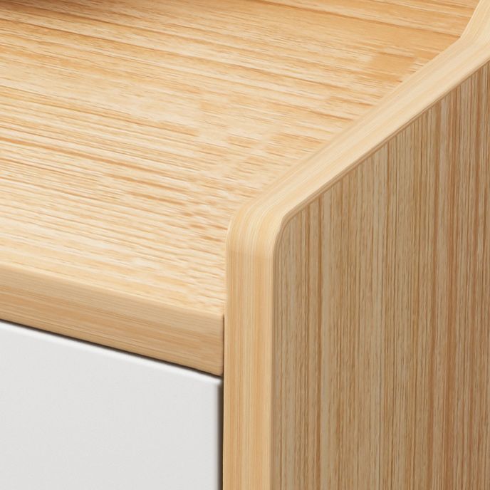 Holzseitenbrett moderner Sideboard mit Schränken und Schubladen