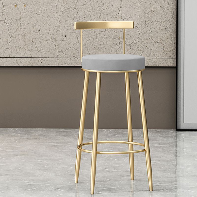 Modern Style Iron Bar Stool with Footrest Low Back Milk Tea Shop Simple Bar Stool Clearhalo 'Bar Furniture' 'Bar Stools' 'bar_stools' 'furn' 'furn_bar_stools' 'furniture_bar_stools' 'Kitchen & Dining Furniture' 'kitchen&dining_furn' 'kitchen' 'kitchen_furn' Furniture' 1200x1200_0bed003f-265c-42a8-9d73-44b30026274f