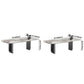Sintered Stone Dining Table Modern Table in White with Grey Double Pedestal Clearhalo ' dining_table' 'Dining Tables & Seating' 'Dining Tables' 'furn' 'furn_dining_table' 'Furniture' 'furniture_dining_table' 'Kitchen & Dining Furniture' 'kitchen&dining_furn' 'kitchen' 'kitchen_dining_table' 1200x1200_0bf04a90-735a-48a5-b72a-03e09f779a76