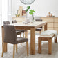 Modern Solid Wood Dining Table Rectangle Wooden Table with 4 Legs for Restaurant Clearhalo 'Dining Tables & Seating' 'Dining Tables' 'dining_table' 'furn' 'furn_dining_table' 'Furniture' 'furniture_dining_table' 'Kitchen & Dining Furniture' 'kitchen' 'kitchen_dining_table' 1200x1200_0bf10ba1-4157-4bff-8b96-5b13a539c910