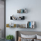 Metal Floating Bookcase Modern Style Closed Back Bookshelf for Home Office Clearhalo 'Bookcases' 'furn' 'furn_bookcases' 'Furniture' 'furniture_bookcases' 'Office Furniture' 1200x1200_0bf17dc3-e5d9-4d35-b557-d95f2ae916e3