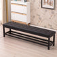 15.6-inch Width Modern Bench Cushioned Metal Solid Color Seating Bench Clearhalo 'Benches' 'Chairs & Seating' 'furn' 'furn_benches' 'Furniture' 'Living Room Furniture' 1200x1200_0bf24370-2950-4890-b1b6-4b3e14ad2028