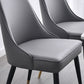 Glam Upholstered Restaurant Side Chair Parsons Matte Finish Dining Chair Clearhalo ' kitchen&dining_furn' 'Dining Chairs' 'Dining Tables & Seating' 'dining_chair' 'Furniture' 'furniture_dining_chair' 'Kitchen & Dining Furniture' 'kitchen' 1200x1200_0bf2956f-4d9a-4008-9f49-aeefc071db52