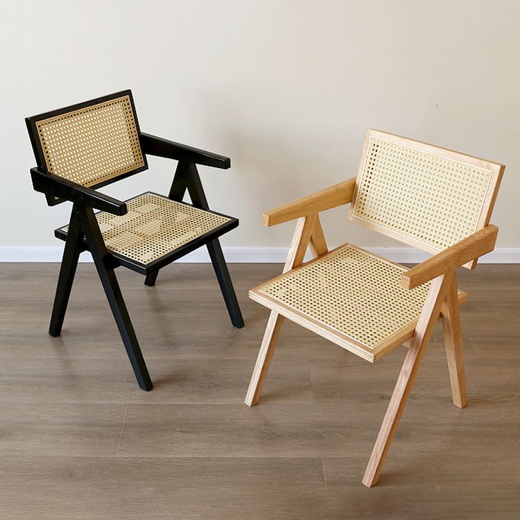 Modern Style Kitchen Dining Room Wood Chair Set Open Back Arm Chairs Set Clearhalo ' kitchen&dining_furn' 'Dining Chairs' 'Dining Tables & Seating' 'dining_chair' 'furn' 'furn_dining_chair' 'Furniture' 'furniture_dining_chair' 'Kitchen & Dining Furniture' 'kitchen' 1200x1200_0bf3e685-75e8-4b53-bfa3-cae1e789f0f0