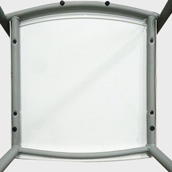 Chaise de bureau rembourrée sans bras Plastique Plastic Modern Office Chaise