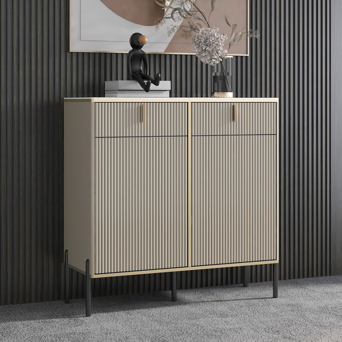 Server per pranzo in pietra contemporaneo server regolabile per soggiorno per soggiorno