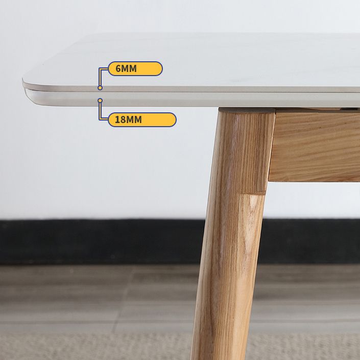 Rectangle Extendable Stone Dining Site Table Traditional Luxury Dinette Table for Home Clearhalo ' dining_table' 'Dining Tables & Seating' 'Dining Tables' 'furn' 'furn_dining_table' 'Furniture' 'furniture_dining_table' 'Kitchen & Dining Furniture' 'kitchen&dining_furn' 'kitchen' 'kitchen_dining_table' 1200x1200_0bf8f606-0465-44c6-8622-7c1240b3041b