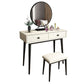 29.5" Height White Wooden Top Make-up Vanity with Drawer for Bedroom