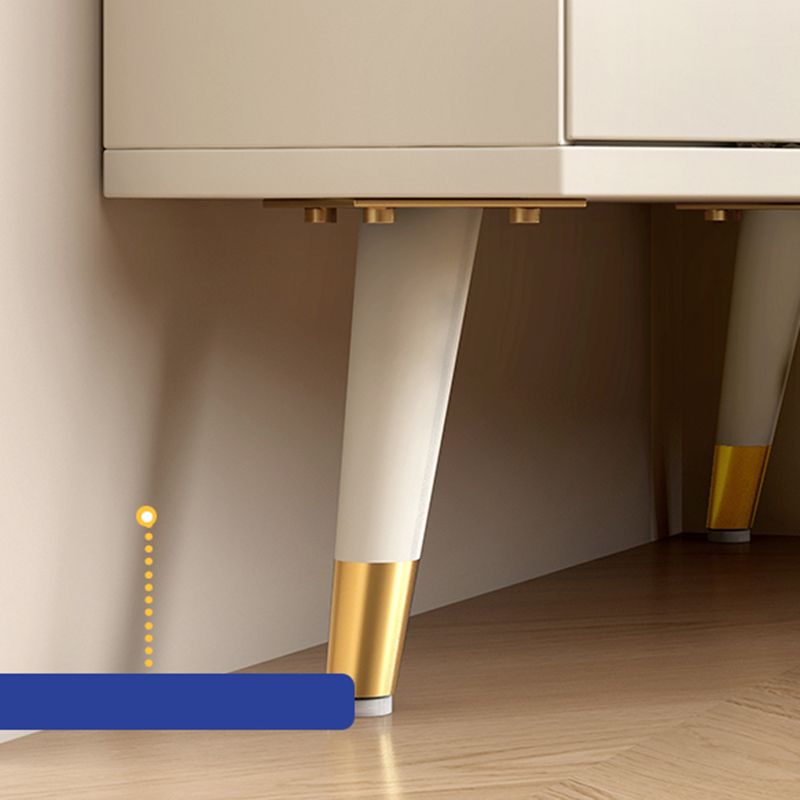 Contemporary Dining Hutch Glass Doors Faux Wood Storage Cabinet for Living Room Clearhalo 'Display & China Cabinets' 'display_china_cabinets' 'furn' 'furn_display_china_cabinets' 'Furniture' 'Kitchen & Dining Furniture' 1200x1200_0bfde6dc-1810-47a8-88db-48f3a06e7cde