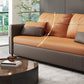 Contemporary Futon Sofa Bed with Storage Pillow Back Square Arms Sleeper Sofa Clearhalo 'furn' 'furn_futons' 'Furniture' 'Futons & Daybeds' 'Futons' 'Living Room Furniture' 1200x1200_0bffdcf3-a6cc-4216-bc4b-66401761bcfc