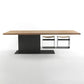 Industrial Pine Wood Dining Table Rectangle Kitchen Table with Metal Pedestal Base Clearhalo ' dining_table' 'Dining Tables & Seating' 'Dining Tables' 'furn' 'furn_dining_table' 'Furniture' 'furniture_dining_table' 'Kitchen & Dining Furniture' 'kitchen&dining_furn' 'kitchen' 'kitchen_dining_table' 1200x1200_0c01d6df-1af4-4653-8d58-bf0f3c3b6b75