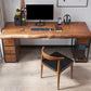 Industrial Wood Computer Desk Rectangular Office Desk with Drawer Clearhalo 'furn' 'furn_office_desk' 'Furniture' 'Office Desks' 'Office Furniture' 'office_desk' 1200x1200_0c035518-ce3b-42b9-b4f4-950a6e1ebe57