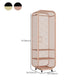 Bedroom Metal Wardrobe Cabinet Industrial Storage Cabinet with Garment Rod