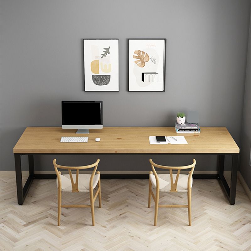 Bureau de jeu en bois contemporain pour la maison 30 "H bureau avec les jambes en fer