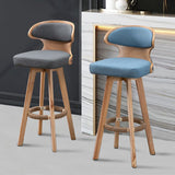 Modern Bar Stool Rubber Wooden Backrest Barstools with Soles Swivel Cushions Clearhalo 'Bar Furniture' 'Bar Stools' 'bar_stools' 'furn' 'furn_bar_stools' 'furniture_bar_stools' 'Kitchen & Dining Furniture' 'kitchen&dining_furn' 'kitchen' 'kitchen_furn' Furniture' 1200x1200_0c04575f-9b01-4cea-811c-75d9dd765417
