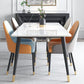 Industrial 4 Legs Dining Table Rectangle Dining Table for Kitchen Clearhalo 'Dining Tables & Seating' 'Dining Tables' 'dining_table' 'furn' 'furn_dining_table' 'Furniture' 'Kitchen & Dining Furniture' 1200x1200_0c04b6ab-06b1-4f01-96e6-73053a2eba44