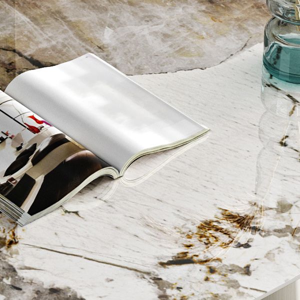 Glam Dinette Set for Dining Room 1/2/3/7 Pieces Glossy White Dining Table Set Clearhalo 'Dining Room Sets' 'Dining Tables & Seating' 'dining_room_set' 'furn' 'furn_dining_room_set' 'Furniture' 'Kitchen & Dining Furniture' 1200x1200_0c05326c-d541-4c5c-8c08-80439fc1ab3a