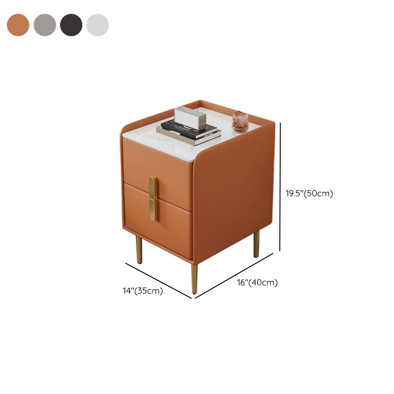 Tavolo da notte in pietra comodino da tavolo moderno per la camera da letto