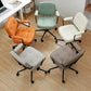 Chaise de bureau à bras rembourrée chaise pivotante de hauteur réglable moderne avec roues