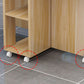 Foldable Artificial Wooden Top Table Extendable Rectangle Table with Storage Trestle Base Clearhalo ' dining_table' 'Dining Tables & Seating' 'Dining Tables' 'furn' 'furn_dining_table' 'Furniture' 'furniture_dining_table' 'Kitchen & Dining Furniture' 'kitchen&dining_furn' 'kitchen' 'kitchen_dining_table' 1200x1200_0c07ada3-b2b7-4238-a515-559bef2a6033