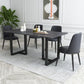 Industrial Dining Table Sintered Stone Table with Black Double Pedestal for Dining Room Clearhalo ' dining_table' 'Dining Tables & Seating' 'Dining Tables' 'furn' 'furn_dining_table' 'Furniture' 'furniture_dining_table' 'Kitchen & Dining Furniture' 'kitchen&dining_furn' 'kitchen' 'kitchen_dining_table' 1200x1200_0c08415e-6510-4b79-a658-242ad1acac87